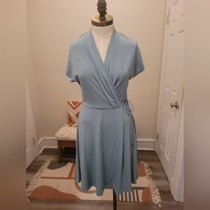 Faux wrap dress